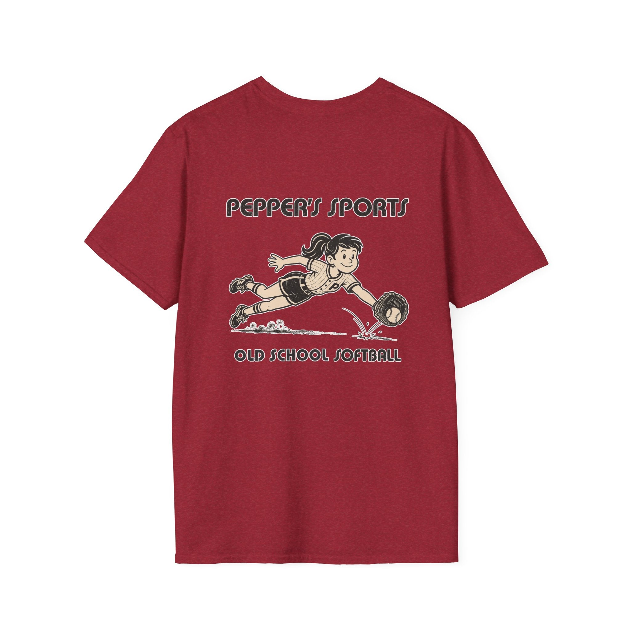 Pepper Softball Old School T-Shirt
