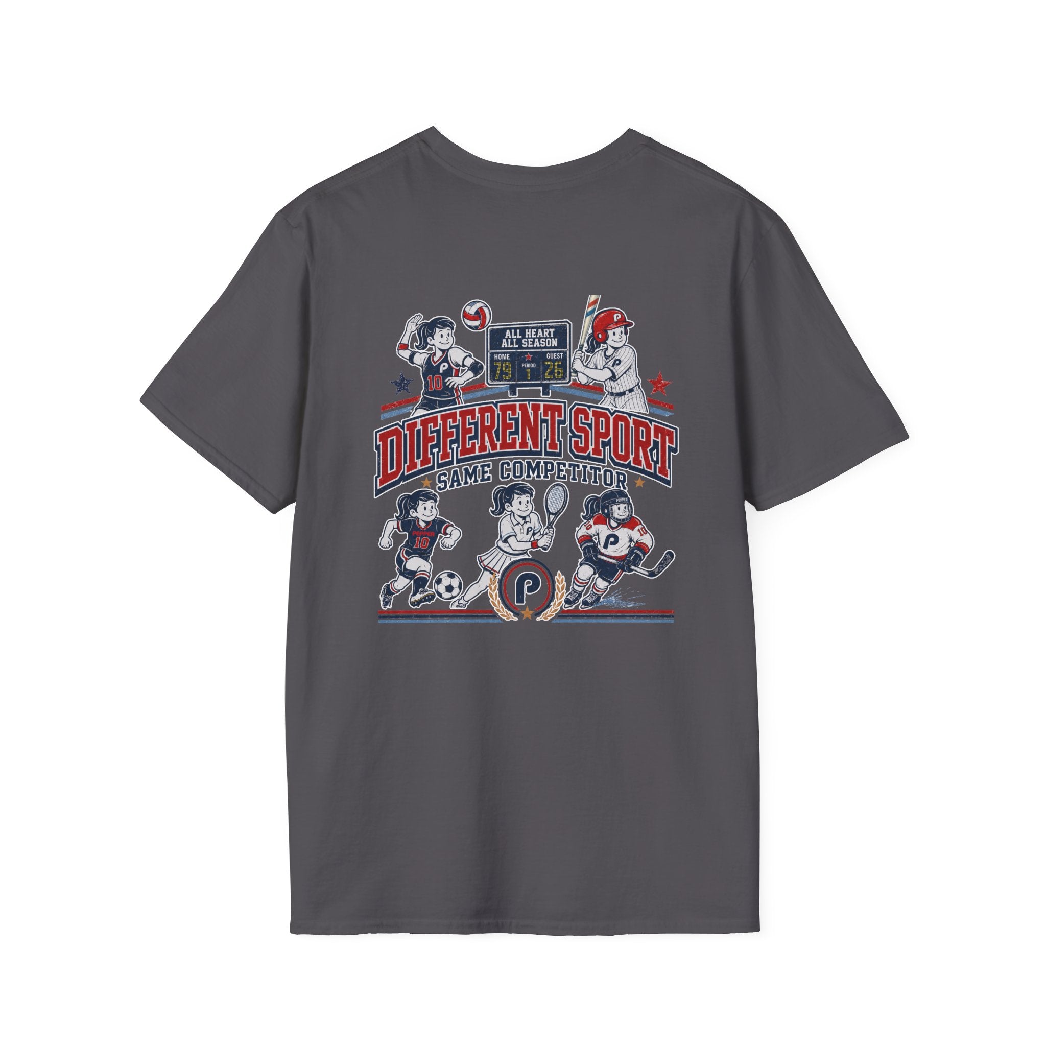 Different Sport Same Competitor 01 Pepper T-Shirt