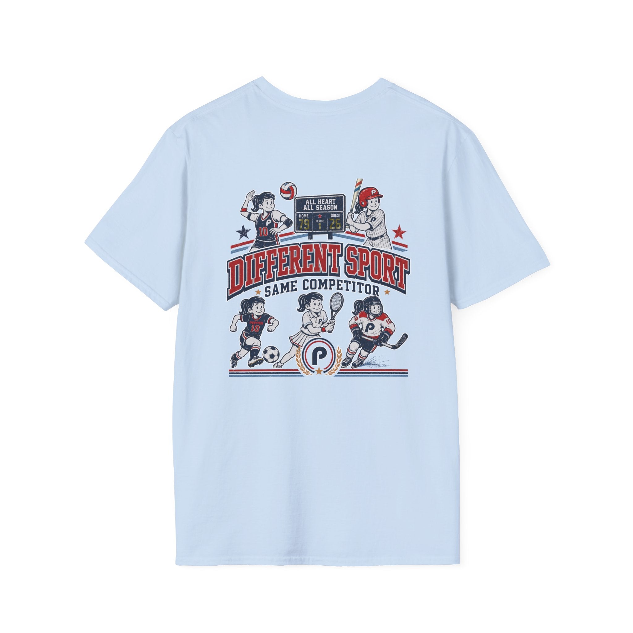 Different Sport Same Competitor 01 Pepper T-Shirt