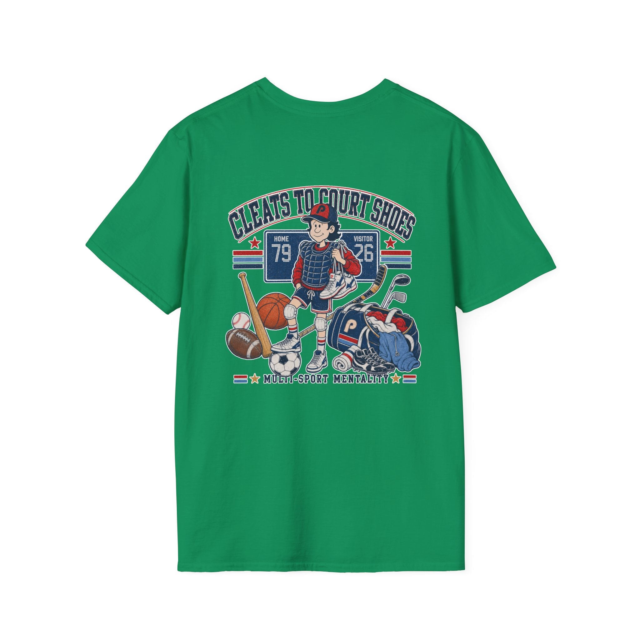 Cleats to Court Shoes Pep T-Shirt