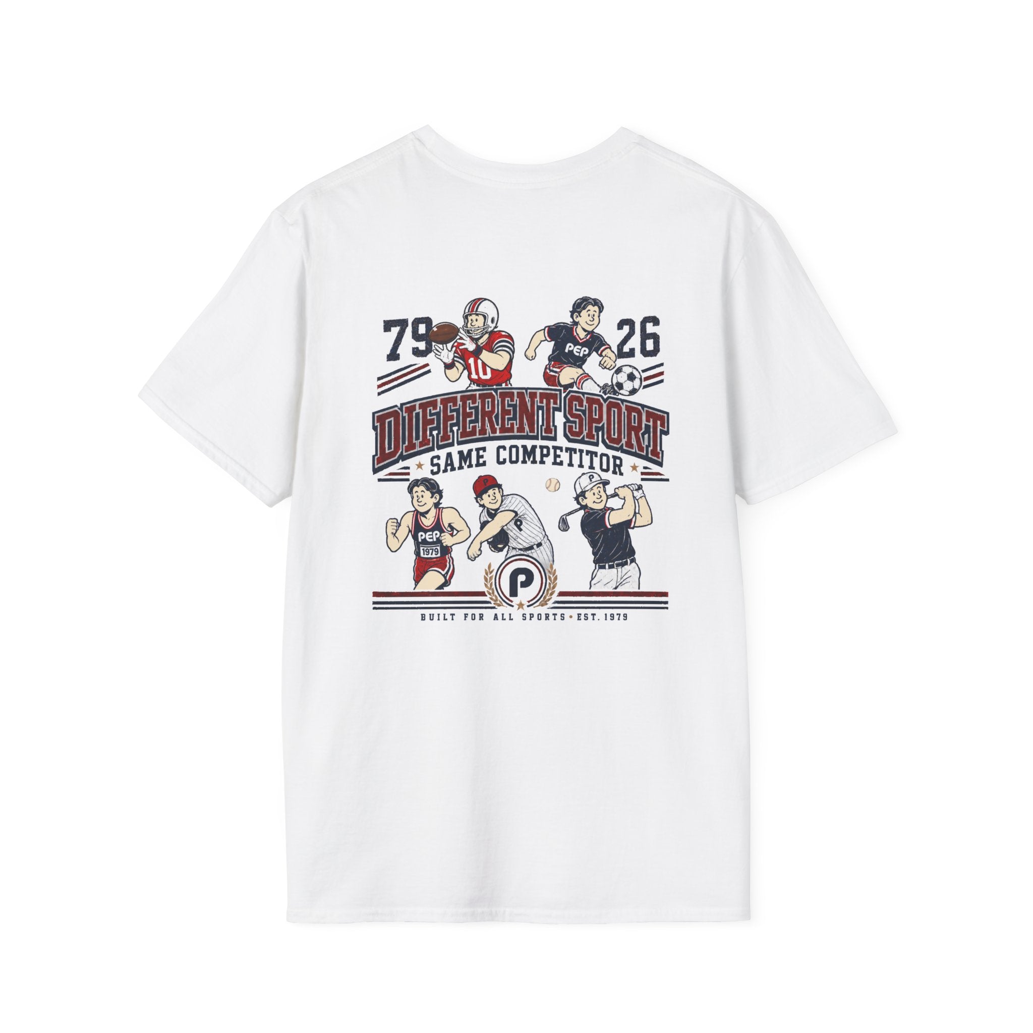 Different Sport Same Competitor 02 Pep T-Shirt