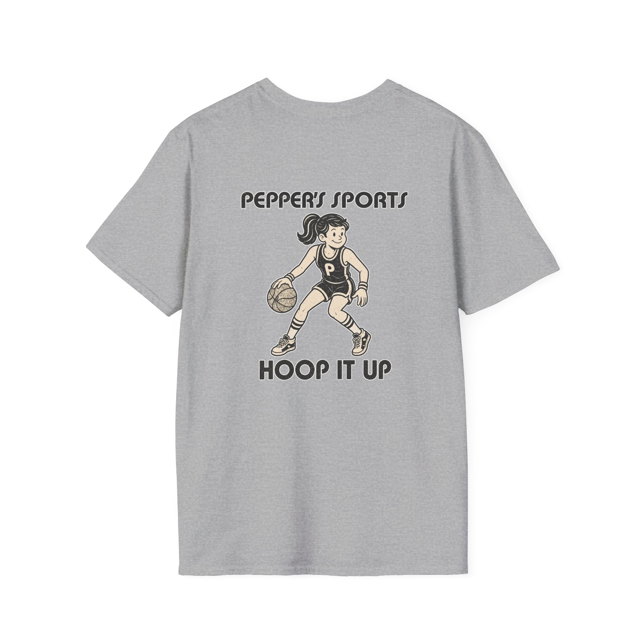 Pepper Basketball Hoop It Up T-Shirt