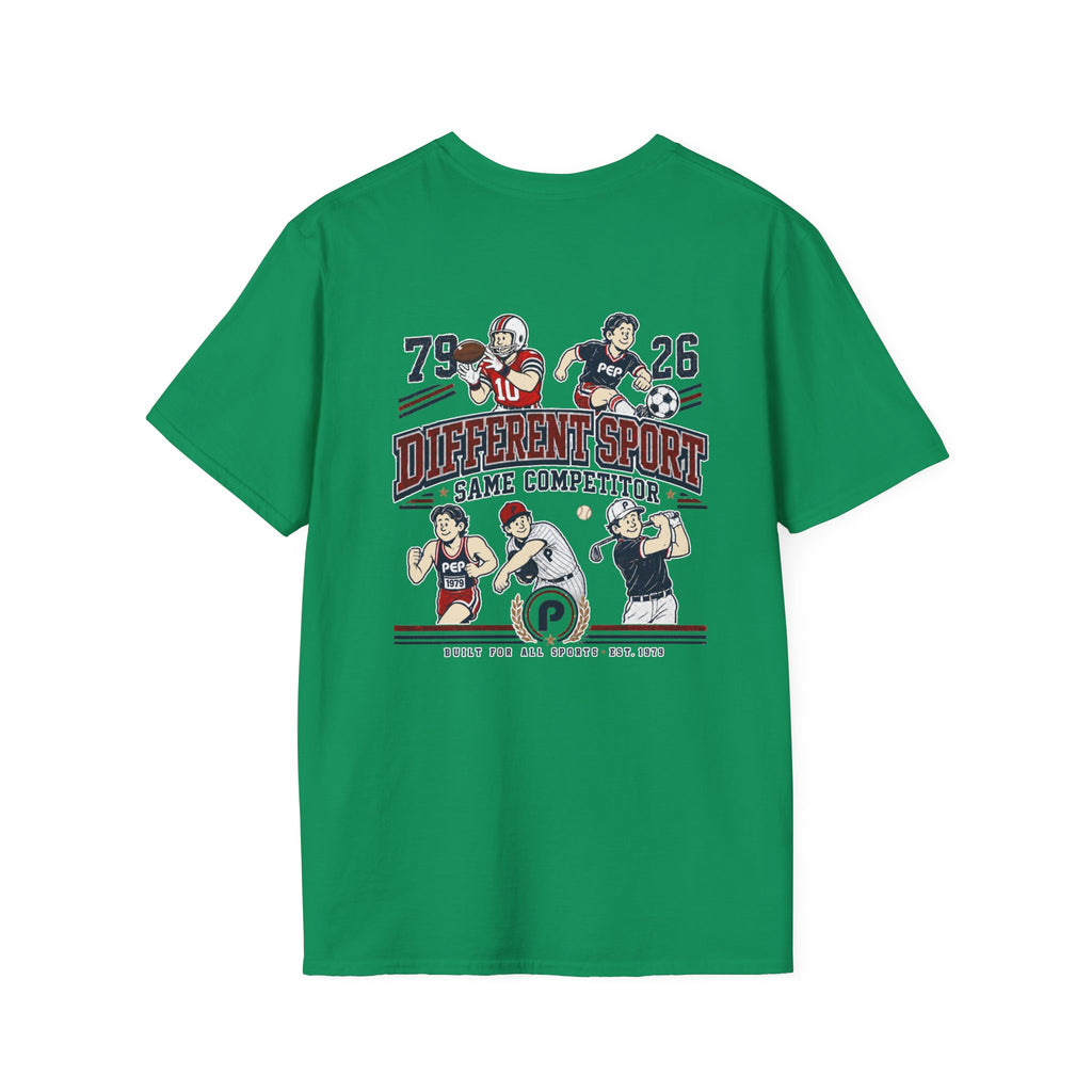 Different Sport Same Competitor 02 Pep T-Shirt
