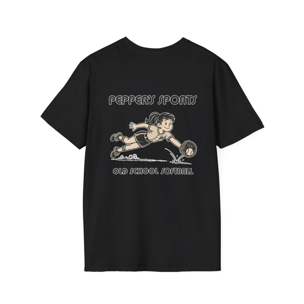 Pepper Softball Old School T-Shirt