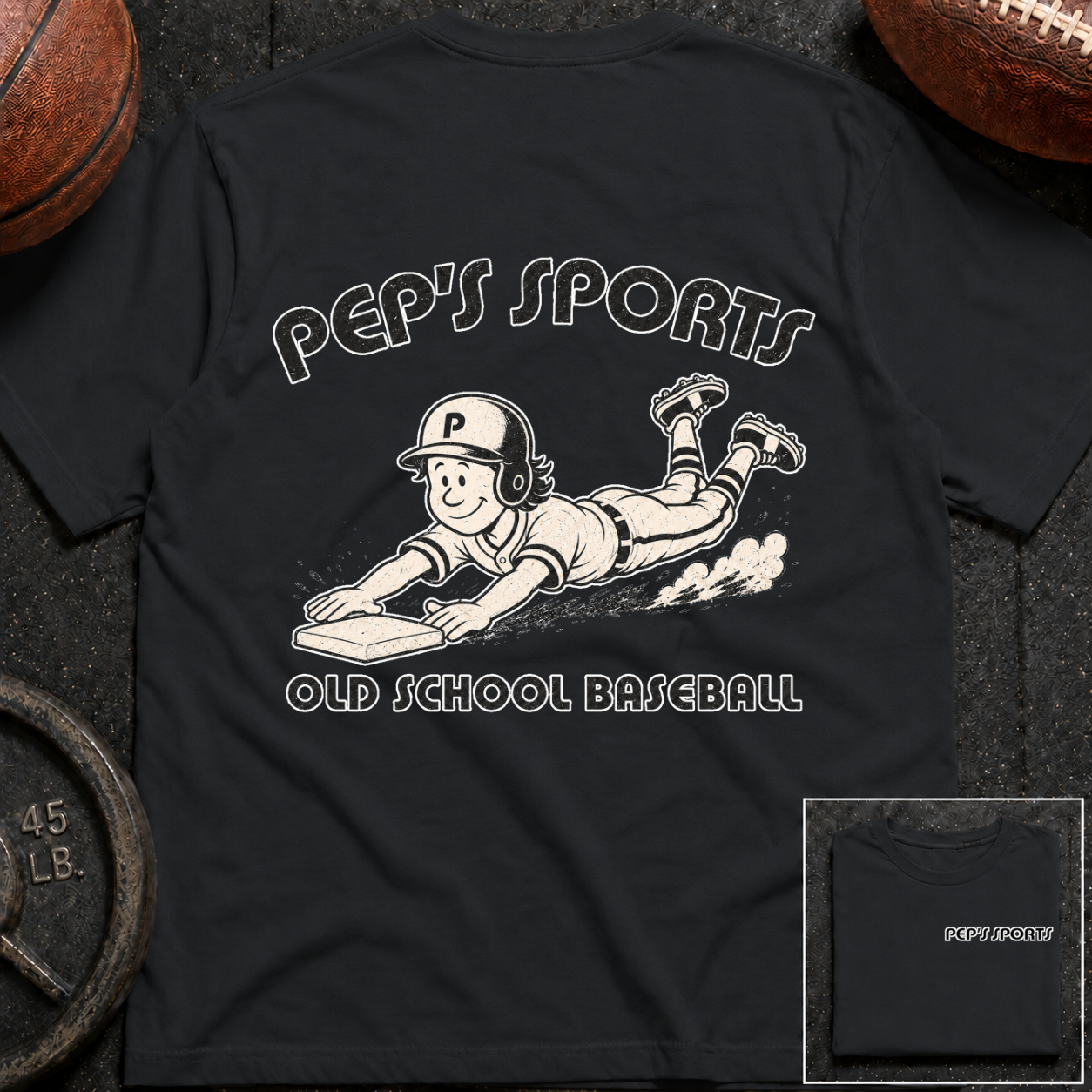 Pep Baseball Old School T-Shirt