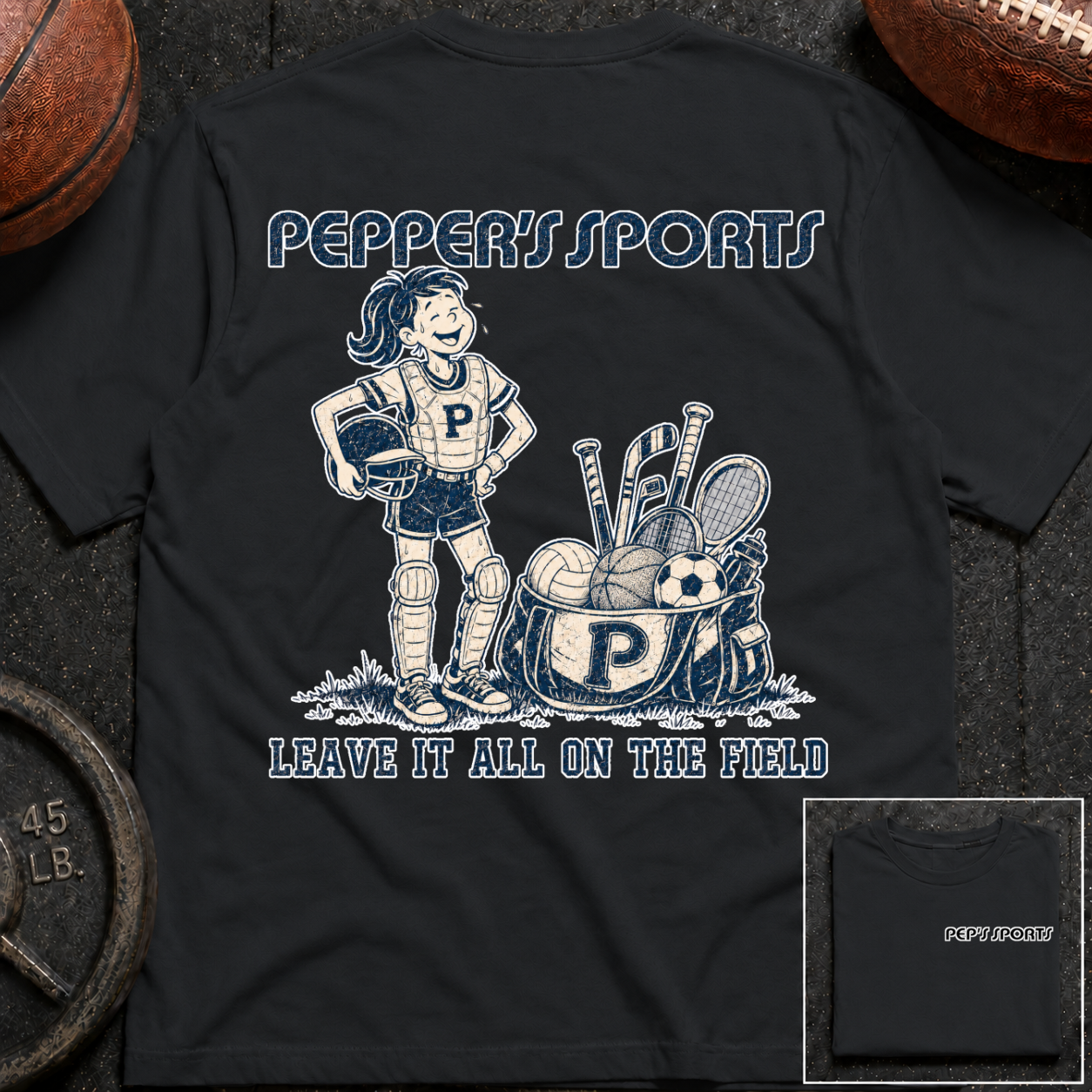 Leave It On The Field Pepper T-Shirt