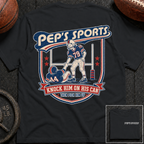 Knock Him On His Can Football Pep T-Shirt