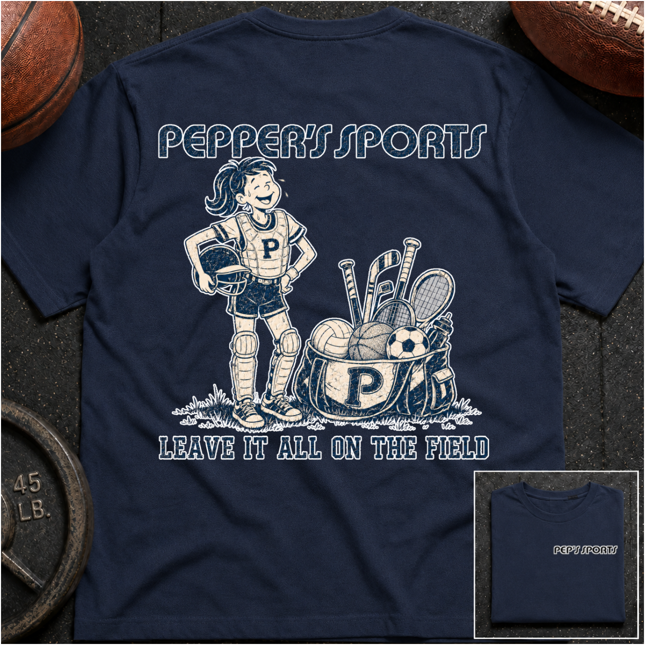 Leave It On The Field Pepper T-Shirt