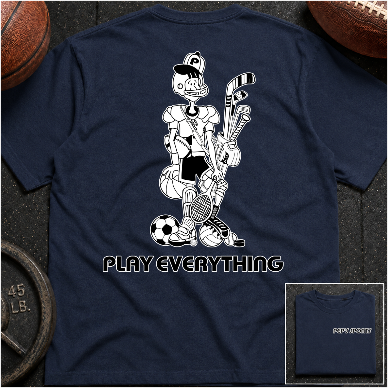 Pep's Sports '26 Play Everything T-Shirt