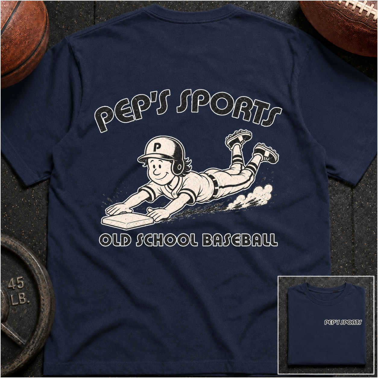 Pep Baseball Old School T-Shirt