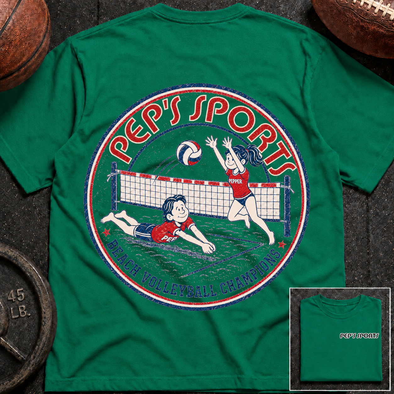 P&P Beach Volleyball Champtions T-Shirt