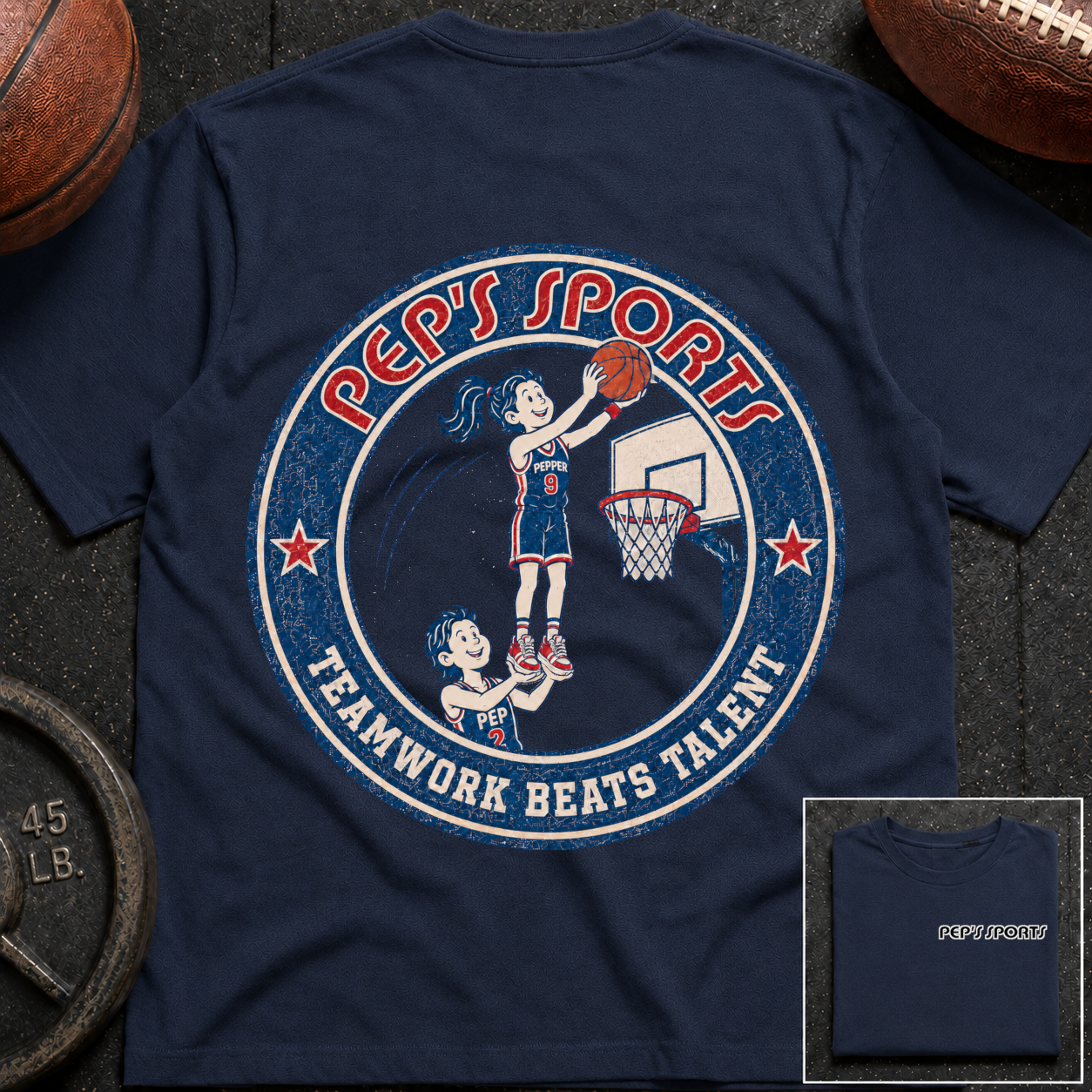 P&P Teamwork Beats Talent T-Shirt