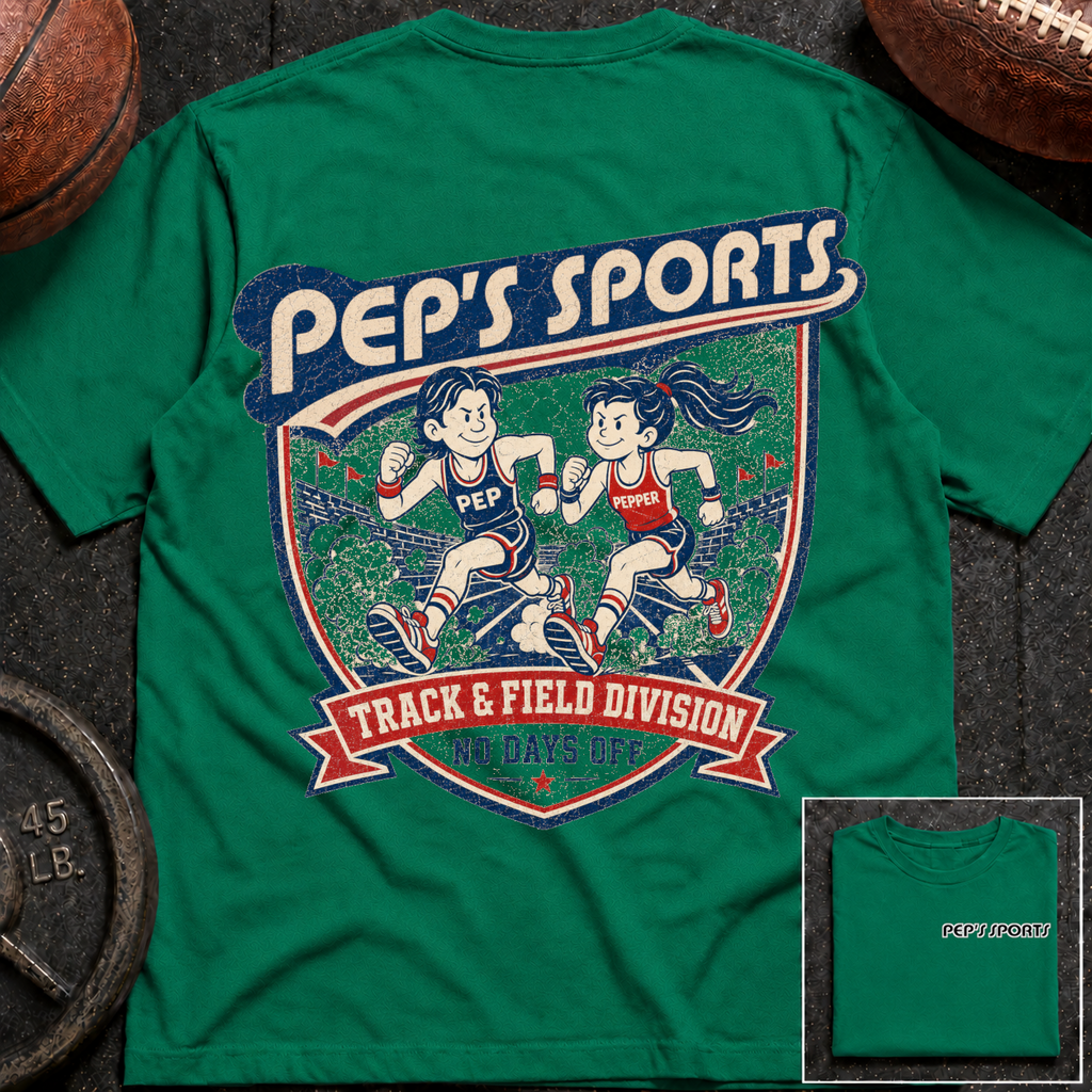 P&P Track & Field No Days Off T-Shirt