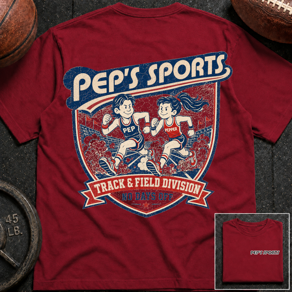 P&P Track & Field No Days Off T-Shirt