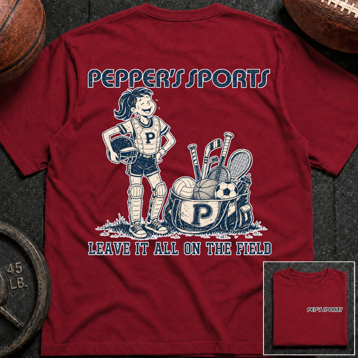 Leave It On The Field Pepper T-Shirt