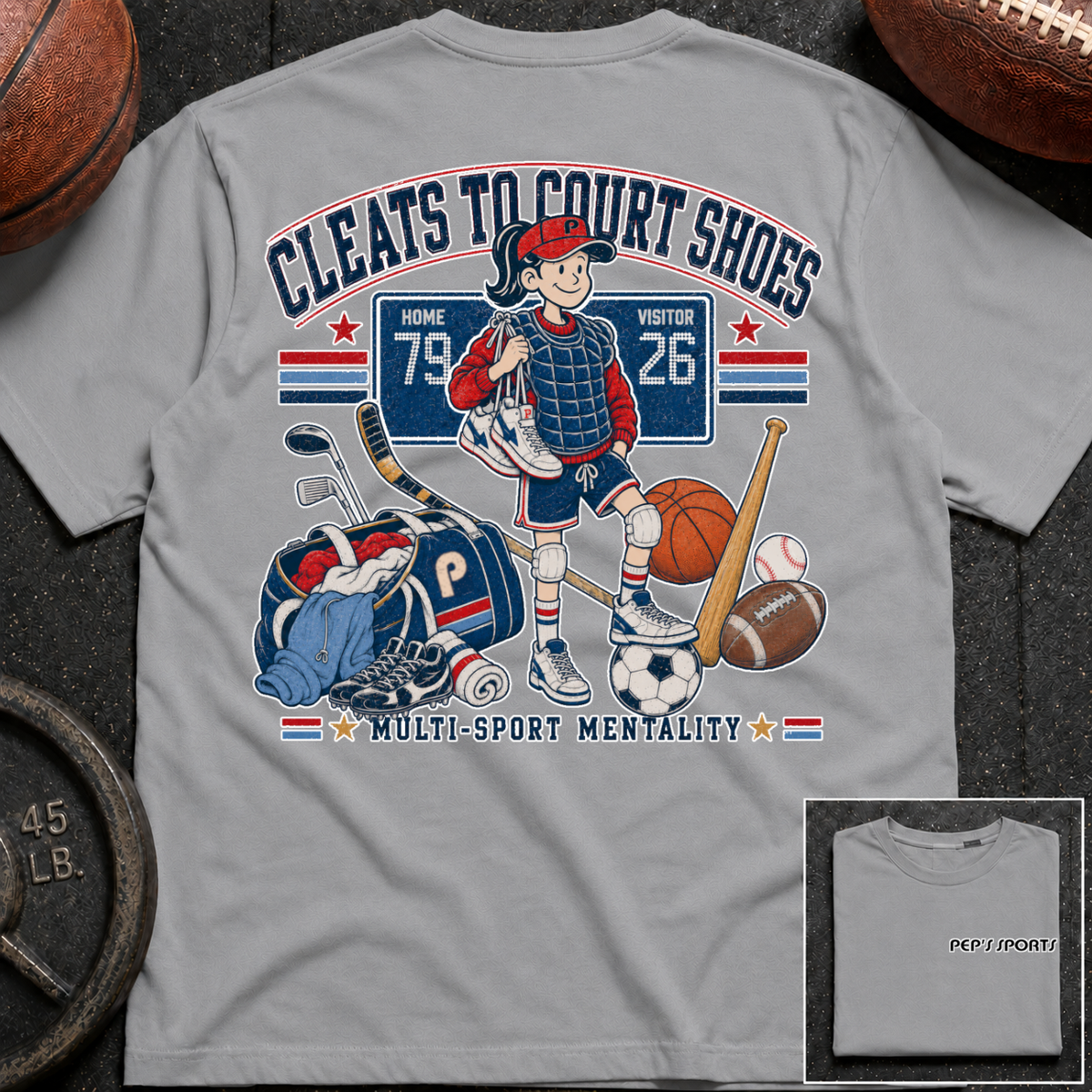 Pepper - Cleats To Court Shoes