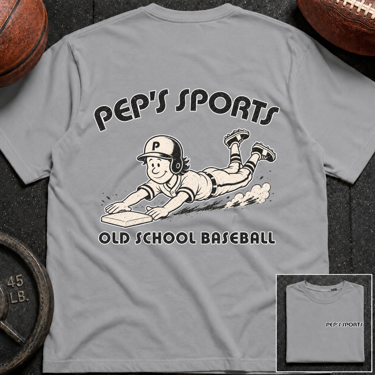 Pep Baseball Old School T-Shirt
