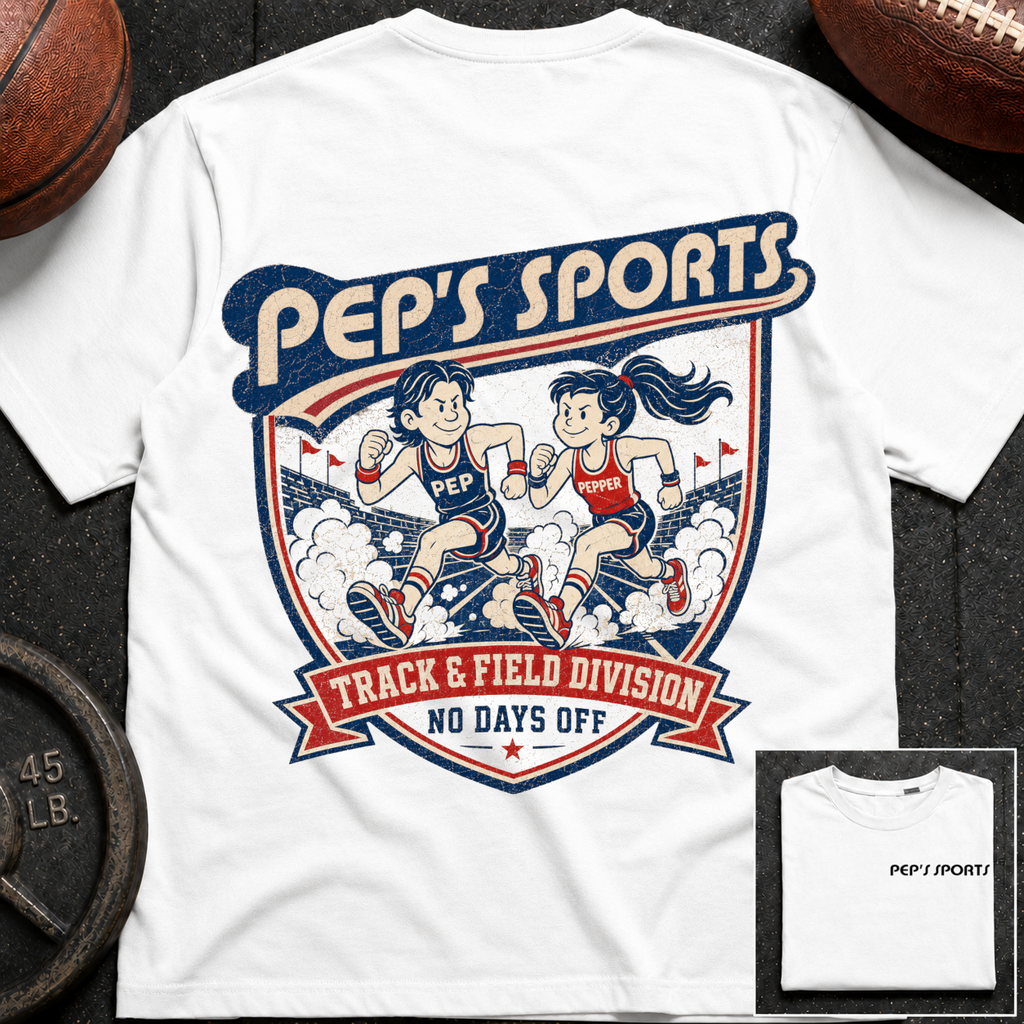 P&P Track & Field No Days Off T-Shirt