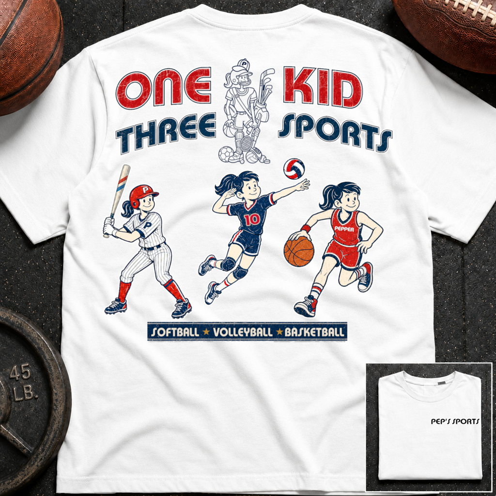 Pepper - 1 Kid 3 Sports SB/VB/BK