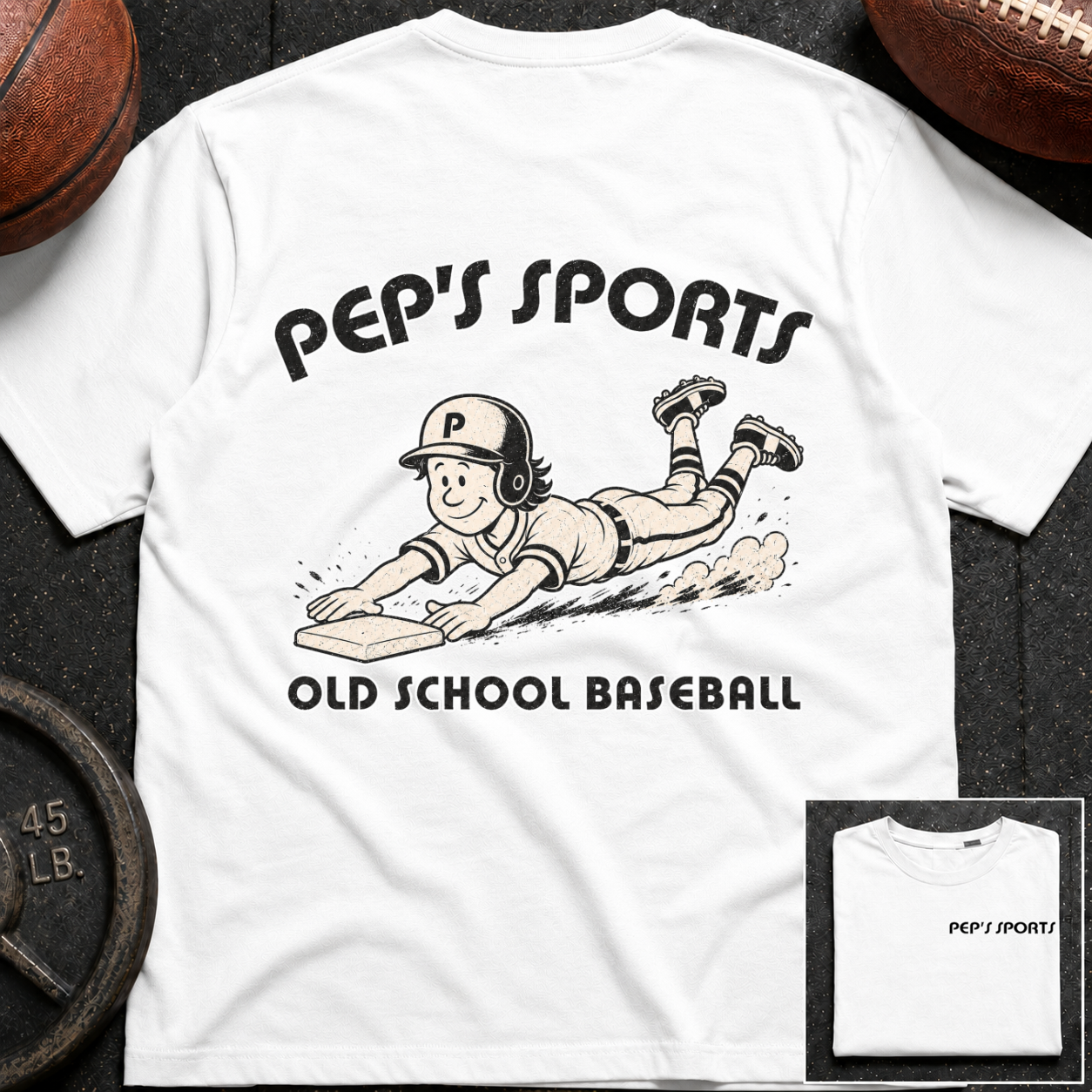 Pep Baseball Old School T-Shirt