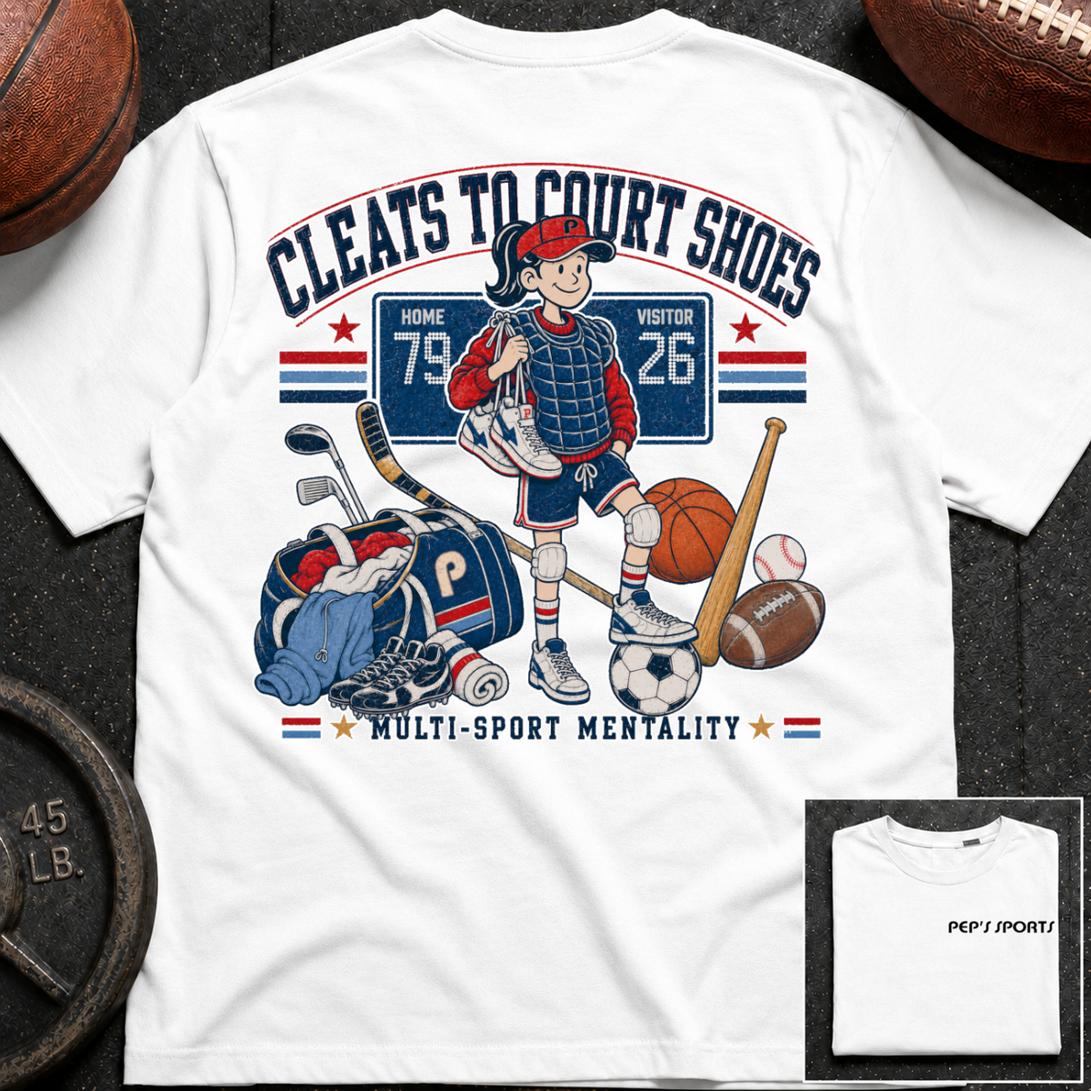 Pepper - Cleats To Court Shoes