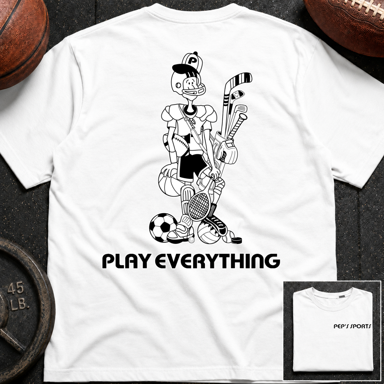 Pep's Sports '26 Play Everything T-Shirt
