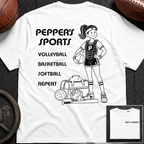 3S Repeat Volleyball Basketball Softball Pepper T-Shirt